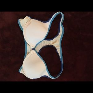 Front clasp racer back push up bra